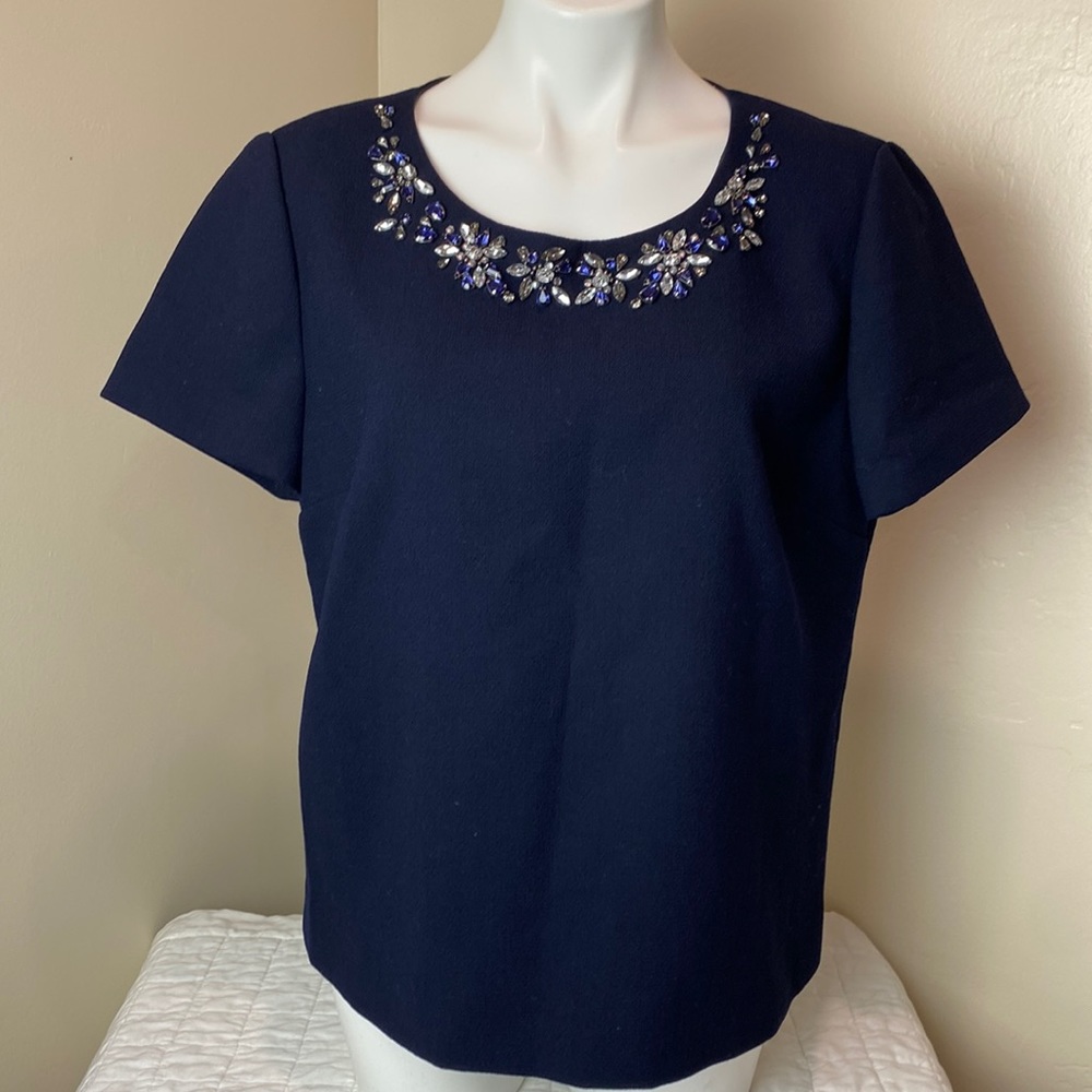 J.Crew Rhinestone Top